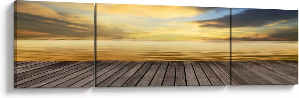 Obraz - Molo z widokiem (170x50 cm)