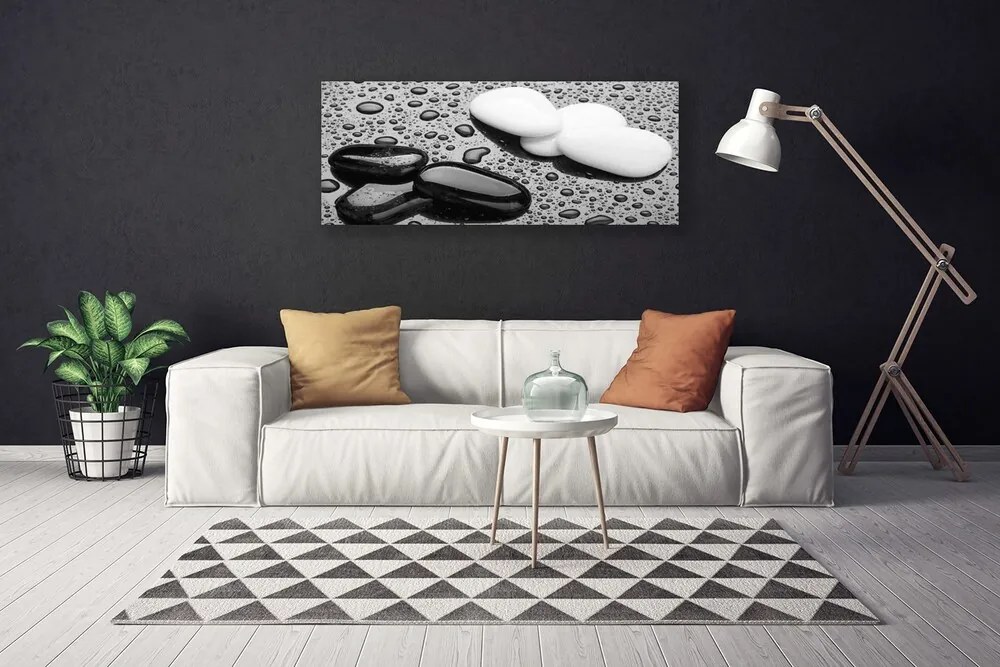 Obraz na płótnie Deszcz na Gładkich Kamieniach