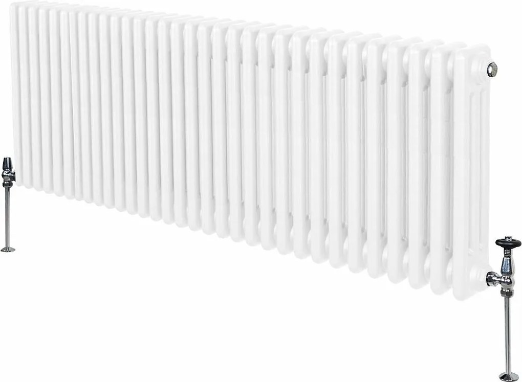 Tradycyjny grzejnik 3-kolumnowy - 600 x 1462 mm - biały