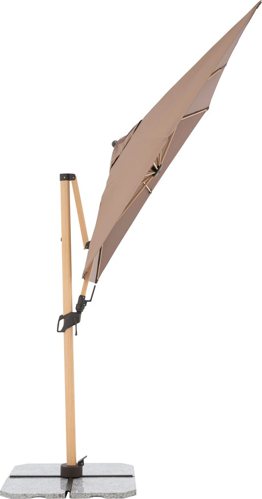 Doppler ALU WOOD 300 x 220 cm brązowa