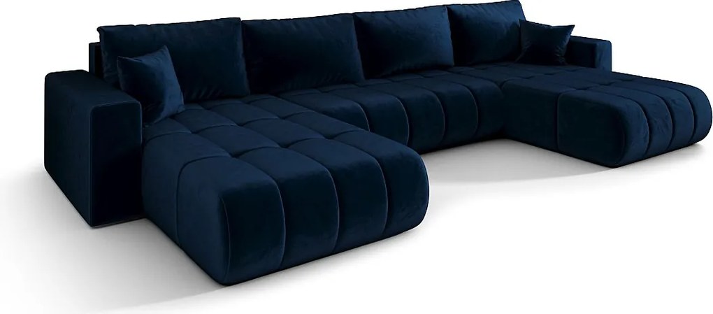 BEDANTE narożnik z funkcją spania MILO U PREMIUM Monolith 77 Przestronny narożnik w kształcie litery U z funkcją spania