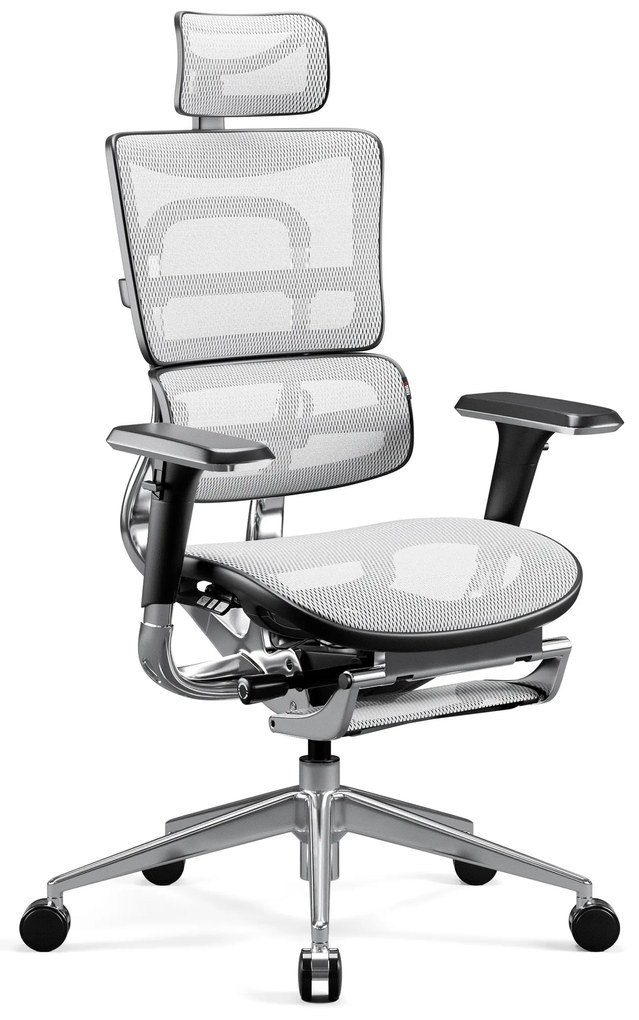 Fotel ergonomiczny Diablo V-Master, czarno-biały