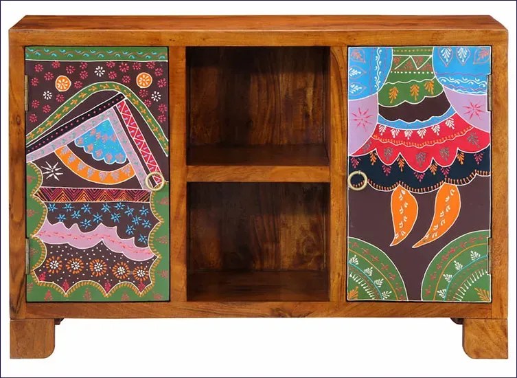 Komoda wielokolorowa drewniana R4-H56