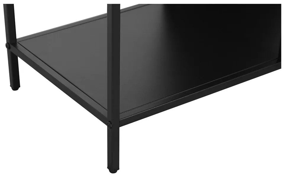 Czarny metalowy regał 75x180 cm Charleston – Støraa
