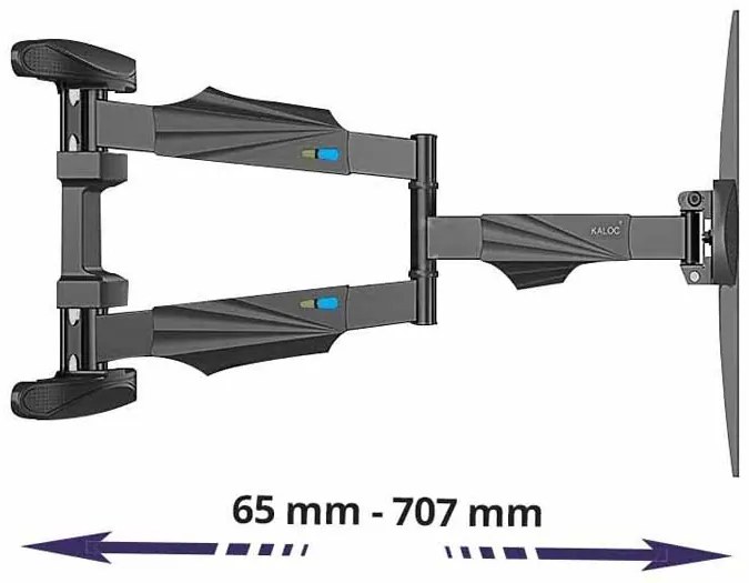 Stabilny uchwyt obrotowy na telewizor 32" - 55"