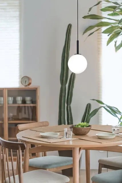Lampa wisząca szklana kula 14 cm - 2X S764 L5-H79