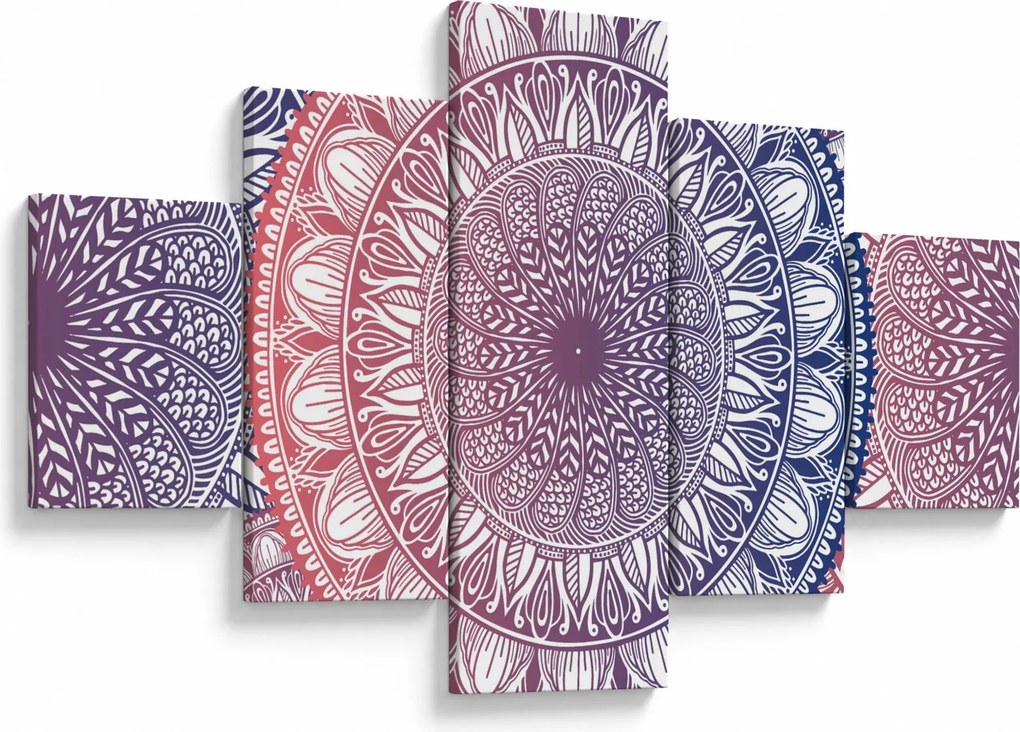 Obraz z mandali (125x70 cm)