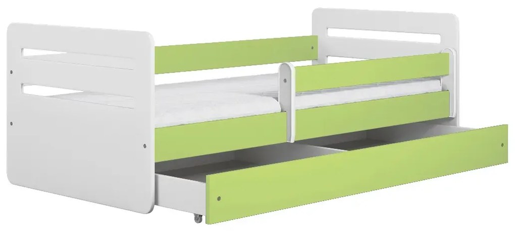 Łóżko dziecięce TOMI 160x80 zielone KOCOT KIDS