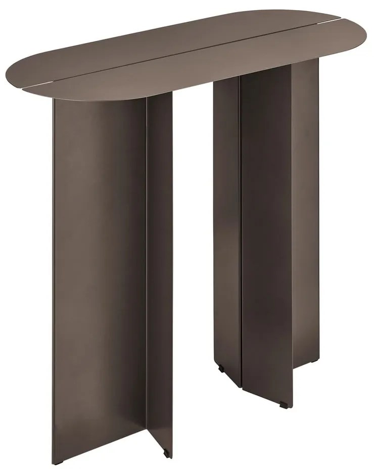 Brązowa stalowa konsola 35x80 cm Oru – Blomus