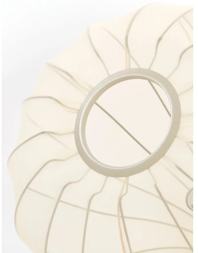 Beżowa lampa wisząca z tekstylnym kloszem ø 50 cm Elati – Light &amp; Living