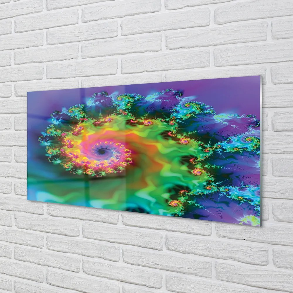 Panel szklany do Kuchni Modernistyczny Wzór Geometryczny