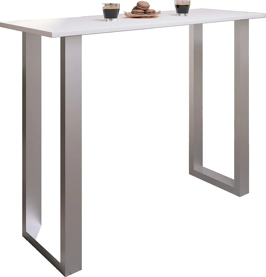 Drewniany stół stołowy stojący Xona 140x50