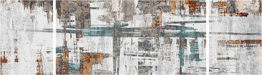 Obraz - Abstrakcyjne pociągnięcia (170x50 cm)