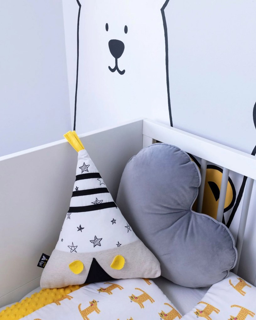 Poduszka Yellow Tipi