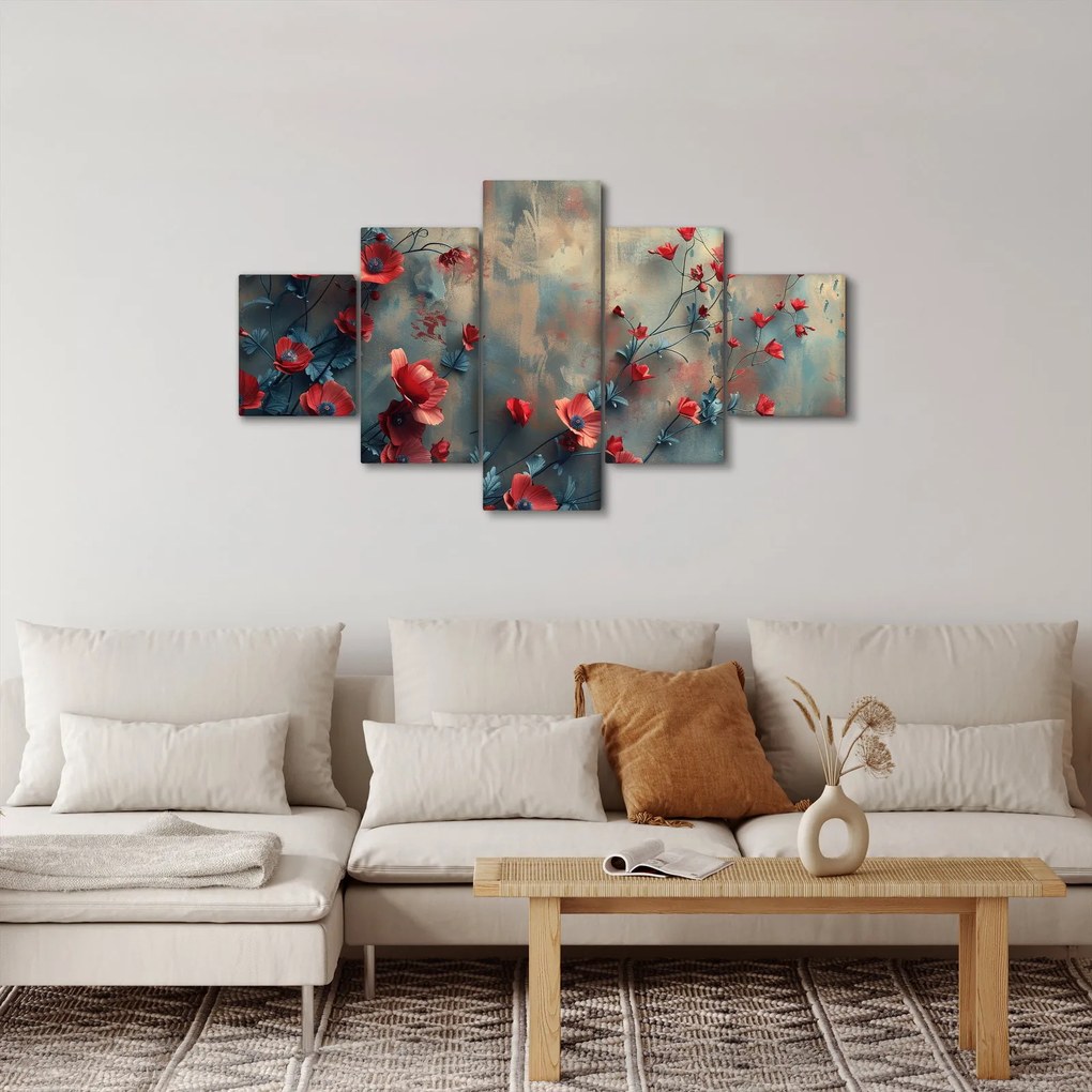 Obraz - Wilcze maki (125x70 cm)