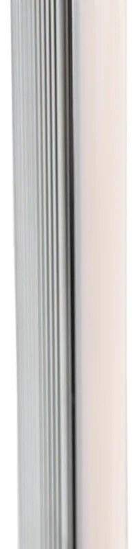 Nowoczesna lampa stojąca chrom z LED 3-stopniowy ściemniacz - Line-up