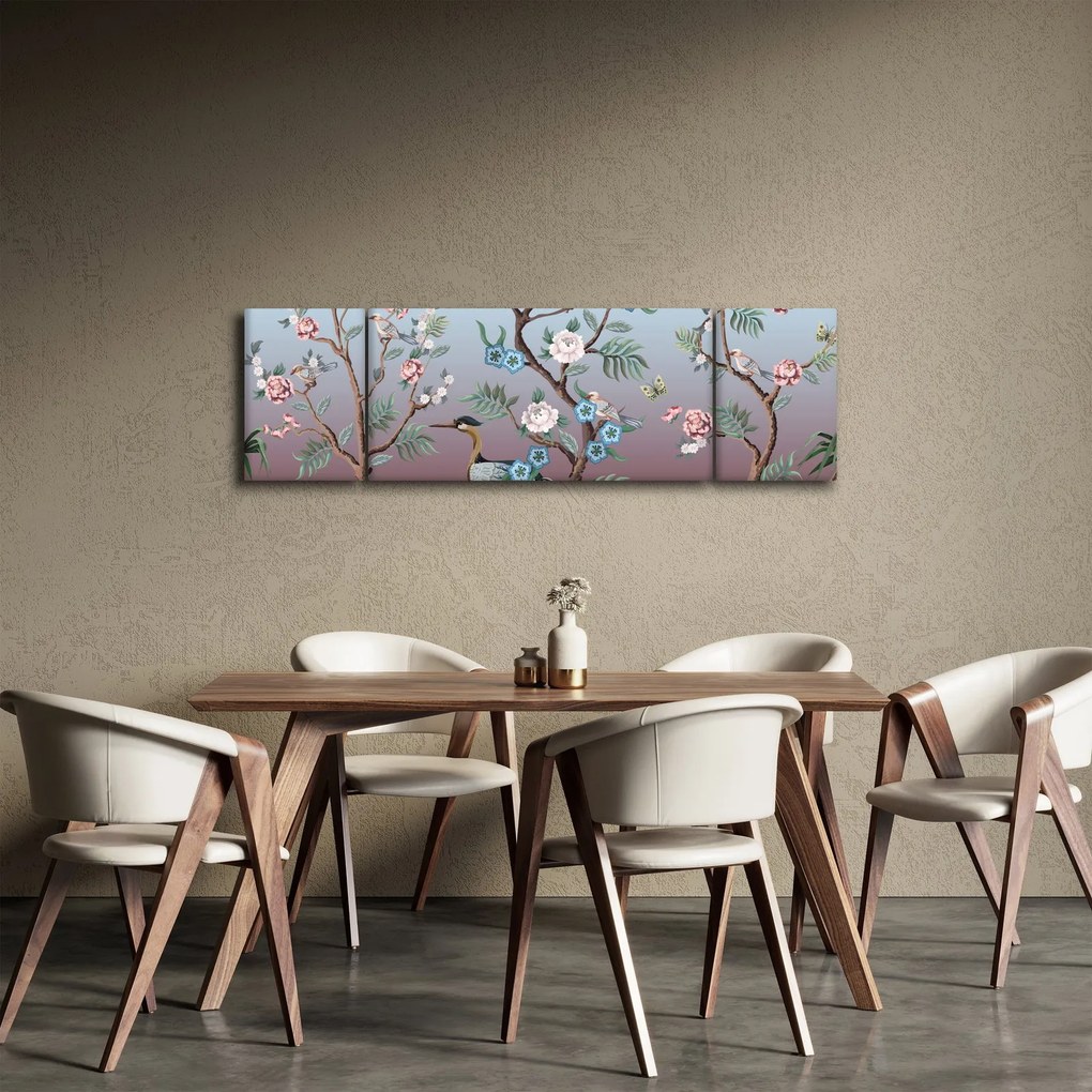 Obraz - Park ptaków (170x50 cm)