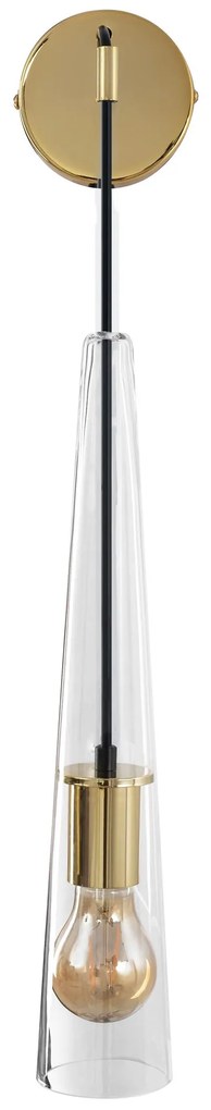 LAMPA ŚCIENNA KINKIET APP896-1W Złota