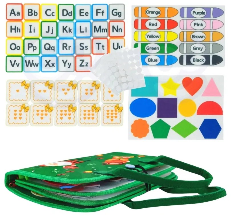 Woopie edukacyjna książeczka walizka montessori - edycja świąteczna