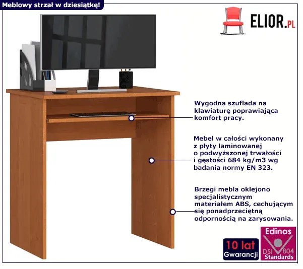 Biurko Małe Młodzieżowe Olcha H3-K13