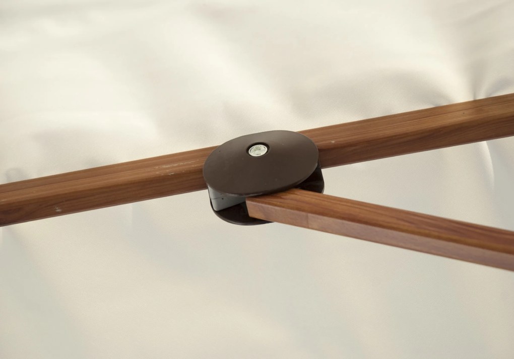 Doppler Gastro Magic Junior Alu Wood 200 x 200 cm naturalny