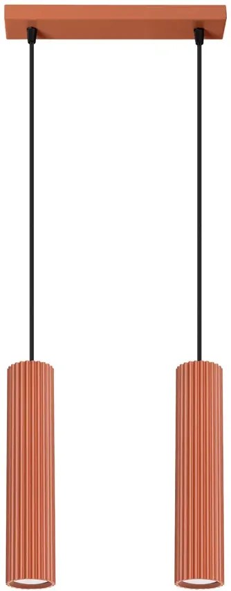 Czerwona loftowa lampa wisząca B2-B70