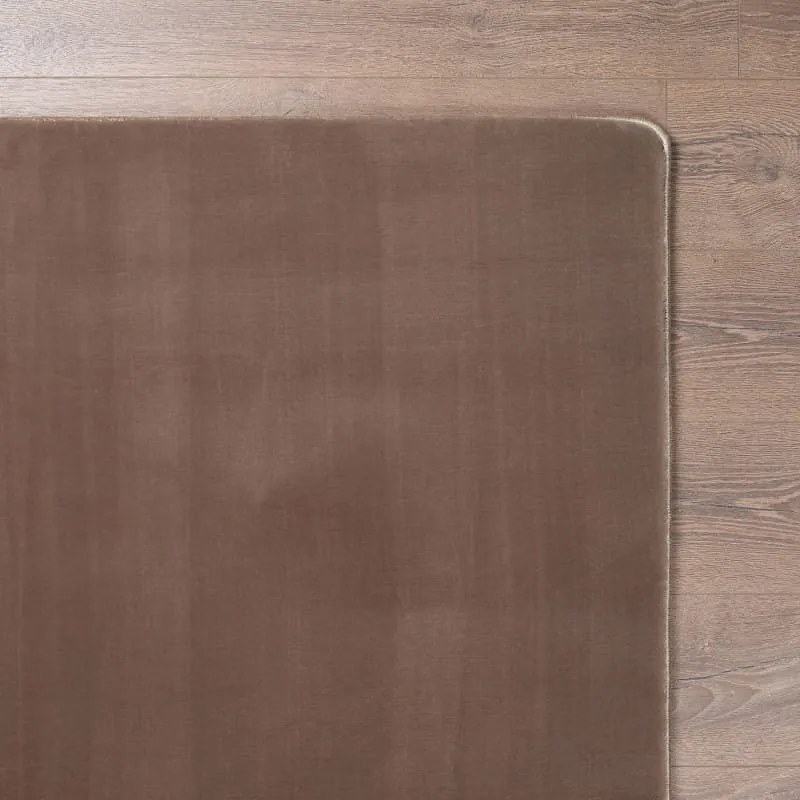 Dywan pluszowy Luxy beżowy 80 cm x 250 cm