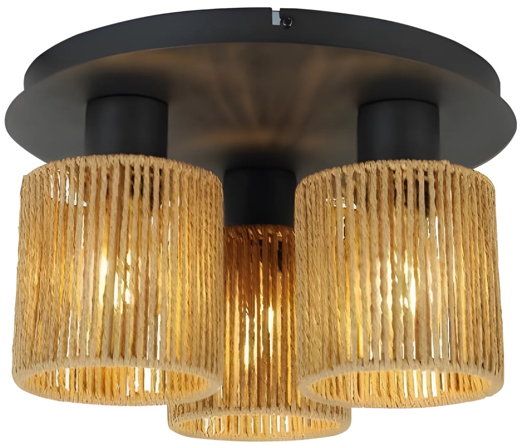 LAMPA SUFITOWA WISZĄCA APP1819-3CPR BLACK