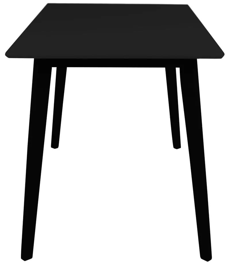 Stół z czarnym blatem 70x120 cm Vojens – House Nordic