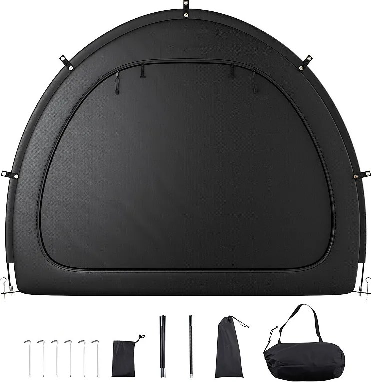 Schowek Na Rowery Namiot Do Przechowywania Wodoodporny Dla Rowerów SucceBuy, Projekt W Kształcie Wentylatora Dla 5 Lub Więcej Rowerów