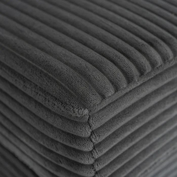 Fotel Wypoczynkowy Sofa NEO Szary Sztruksowy Nowoczesny