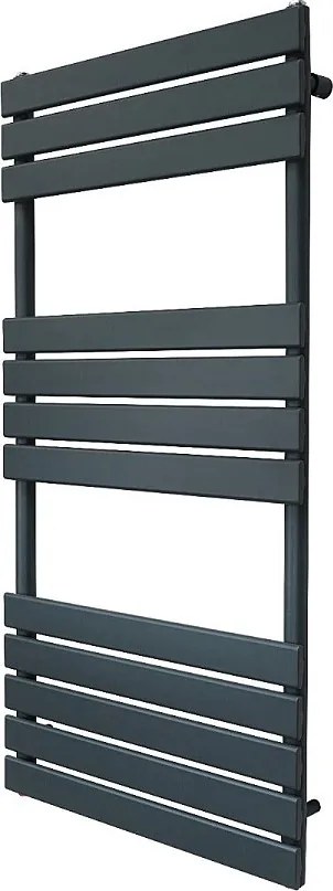 Grzejnik łazienkowy płaski – 1200 mm x 600 mm – antracytowo-szary