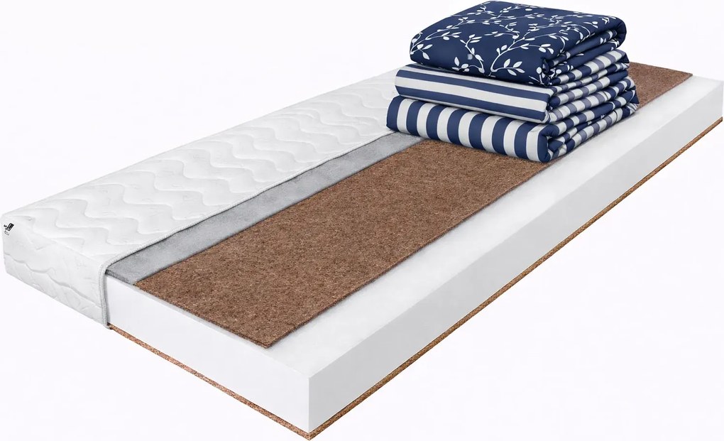 Materac piankowy z matą kokosową h5 90x200 R4-M14