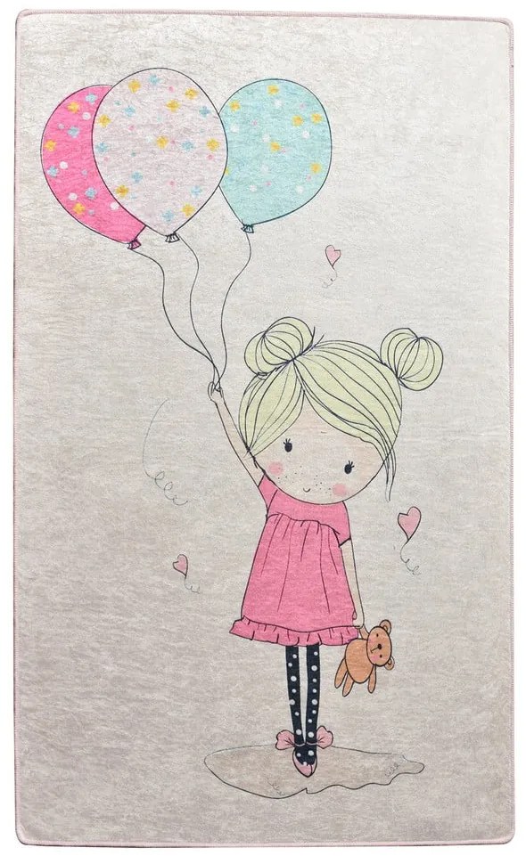 Dziecięcy dywan antypoślizgowy Conceptum Hypnose Little Girl, 140x190 cm
