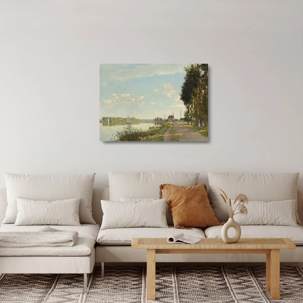Obraz na szkle - Claude Monet, Argenteuil, reprodukcje (70x50 cm)