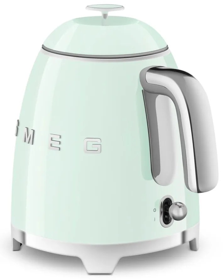 Jasnozielony czajnik elektryczny ze stali nierdzewnej 800 ml Retro Style – SMEG