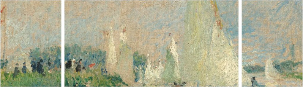 Obraz - Auguste Renoir, Regatta at Argenteuil, reprodukcje (170x50 cm)
