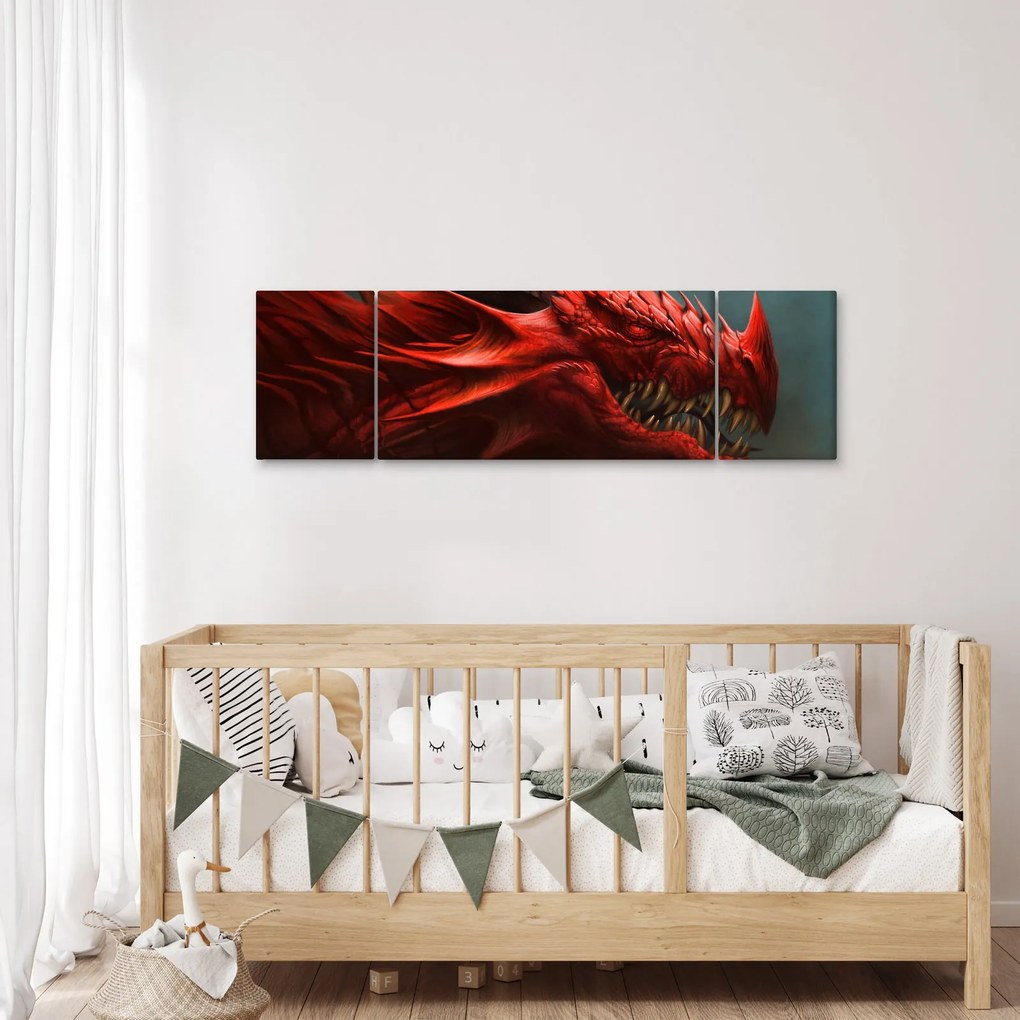 Obraz - Smok (170x50 cm)