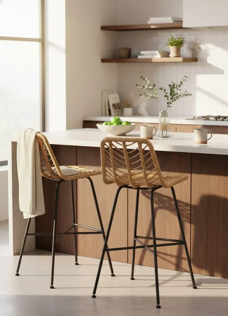 Nowoczesny hoker rattanowy H3-B92