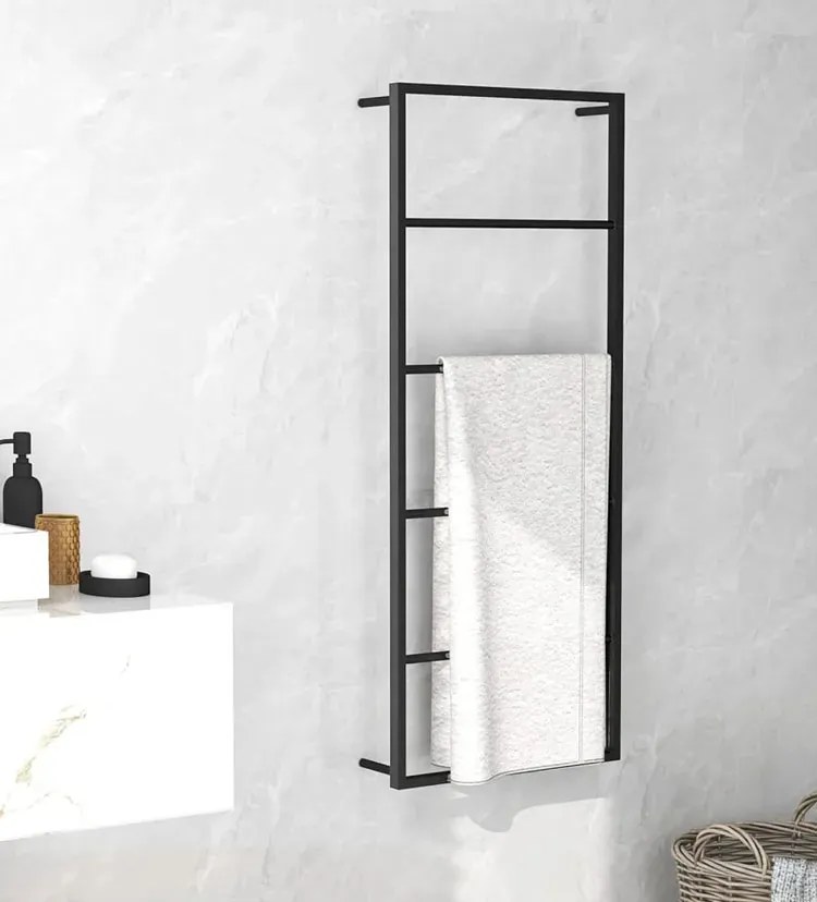 Wieszak Czarny Nowoczesny Łazienkowy Z6-P67