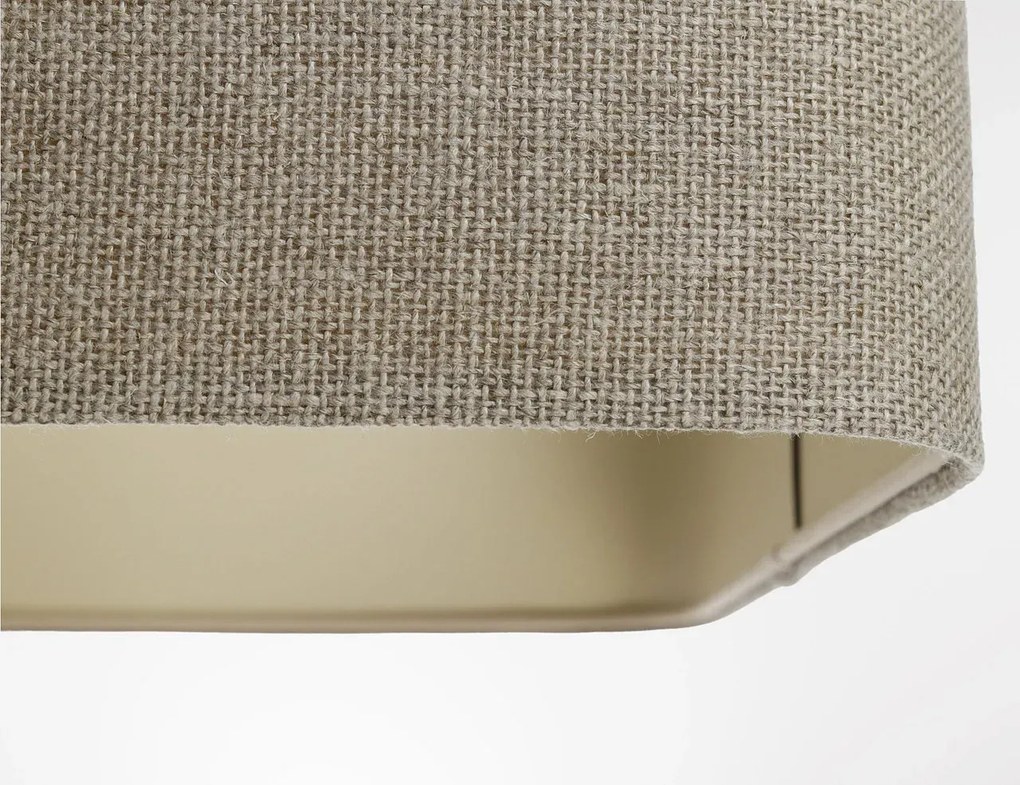 Lampa wisząca KWADRO LEN 003-40w20 beżowa BPS KONCEPT