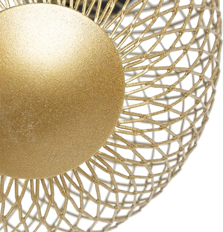 Reflektor czarny ze złotem, regulowany - Athens Wire