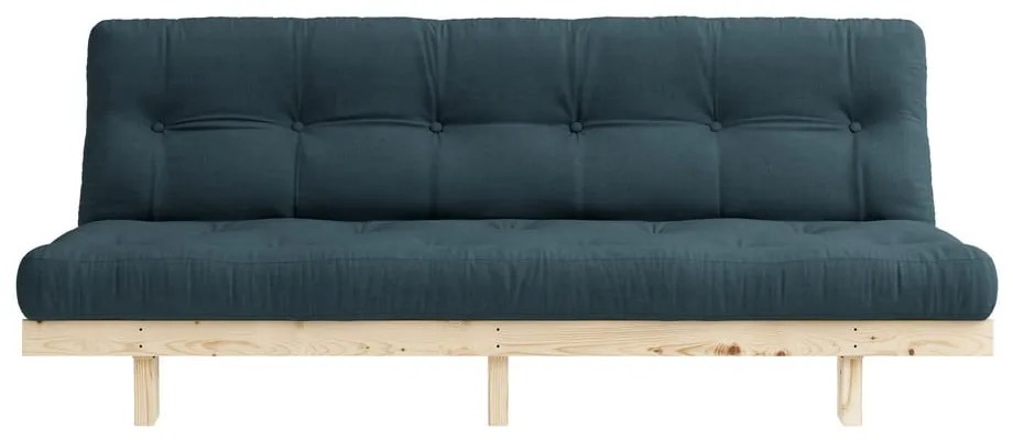 Sofa rozkładana Karup Design Lean Raw Petrol Blue