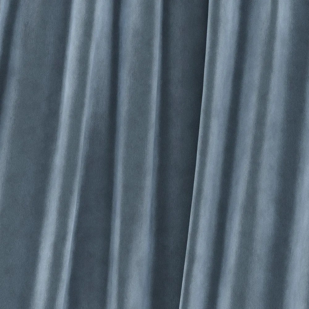 Niebieskie łóżko kontynentalne ze schowkiem 160x200 cm Lavenda – Maison de Rêve