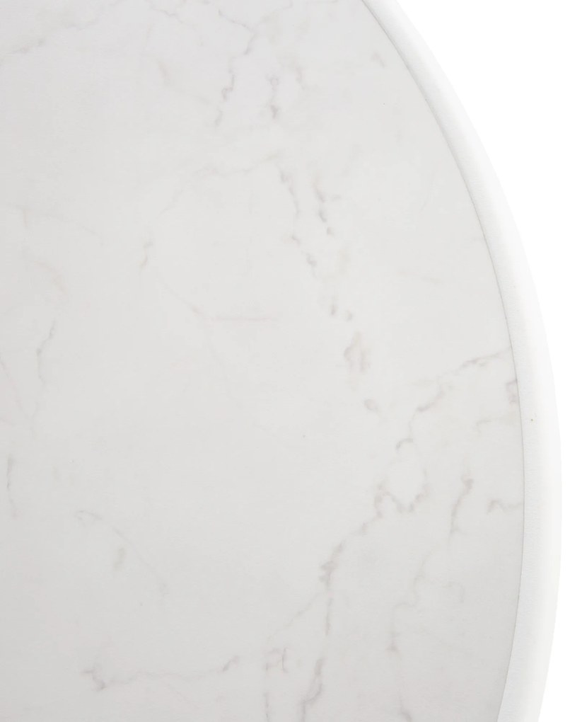Stolik ogrodowy Dine & Relax 70 cm marble / biały PATIO
