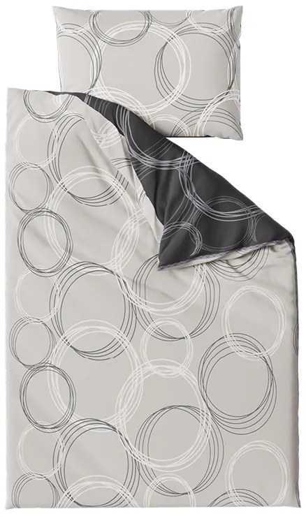 PrzytulneMieszkanie.pl PrzytulneMieszkanie.pl Pościel bawełnaina BUBBLES czarna