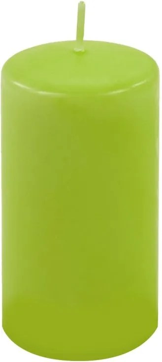 Zestaw świec słupkowych, 11,5 cm, Ø 6 cm, jasnozielony, 6szt