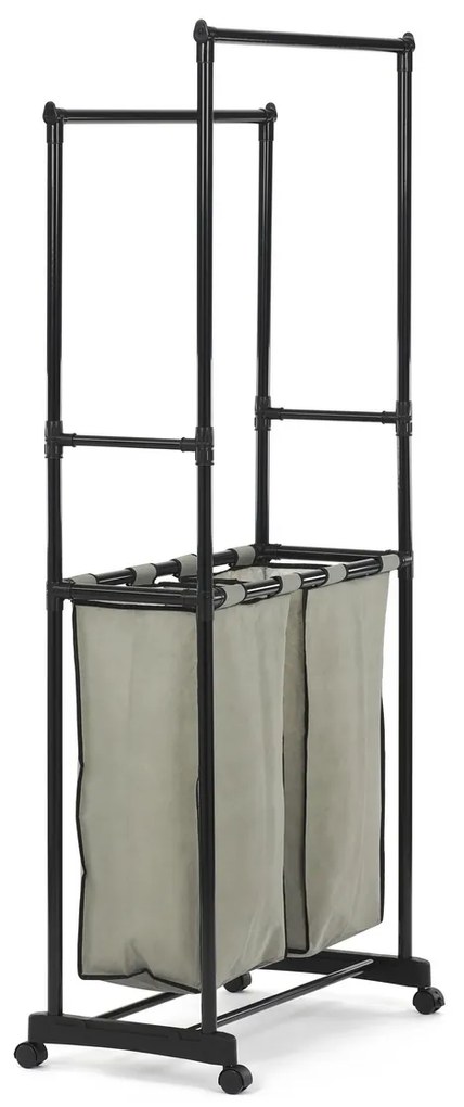 Stojak z miejscem do przechowywania GD-176 BK,plastik, czarny