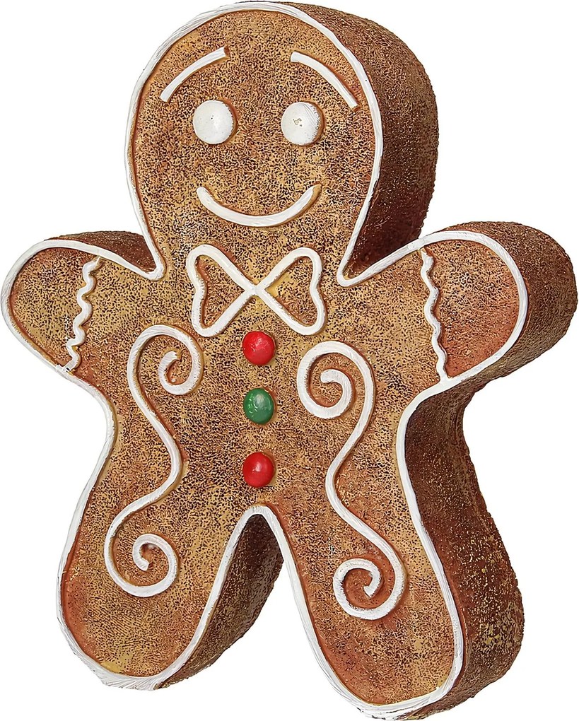 Figurka dekoracyjna Gingerbread Man I 25x7x30 cm