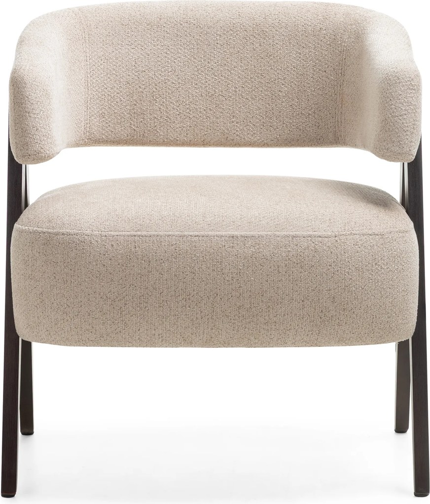 Promocja Beżowy designerski fotel MIZU II. jakość